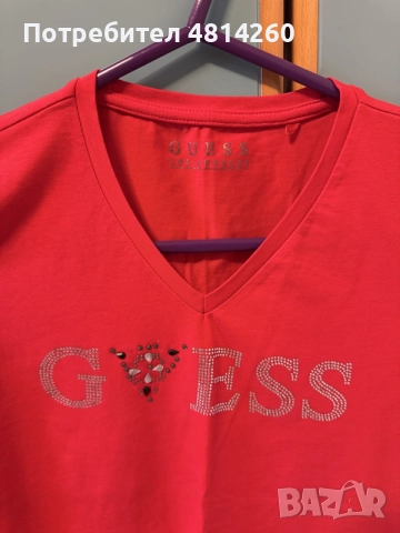Оригинална тениска Guess, снимка 3 - Тениски - 56544272