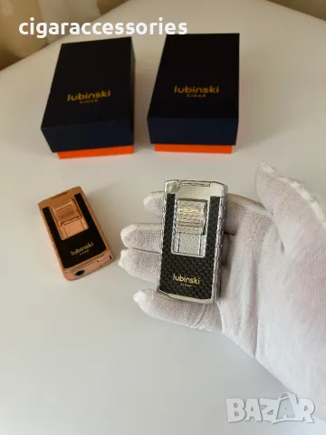 Запалка Lubinski с двоен пламък и вграден пънч, снимка 5 - Запалки - 49931359
