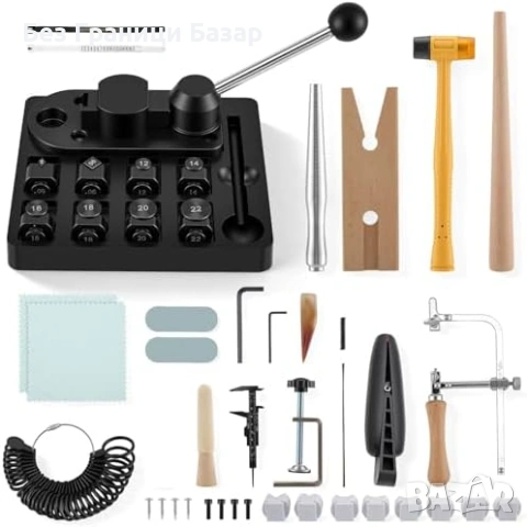 Нов Комплект за огъване на пръстени и бижута 18 части с 16 матрици, снимка 2 - Други стоки за дома - 54207931