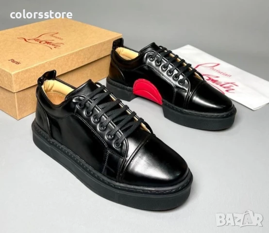 Мъжки черни обувки Cristian Labrotin/BR139, снимка 2 - Кецове - 50822296