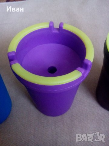 2в1 Пепелник пепелници с фосфорна светлина и стойка за чаша за автомобил кола + подарък, снимка 5 - Аксесоари и консумативи - 28099835