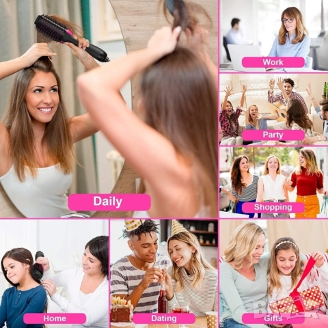 Четка сешоар с горещ въздух