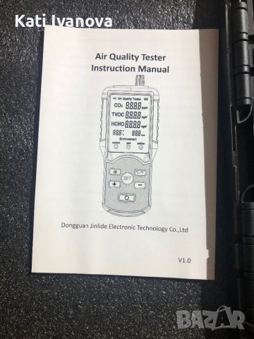 Монитор за качество на въздуха CO2 TVOC Детектор за температура и влажност Промишлено оборудване за , снимка 7 - Друга електроника - 44239844
