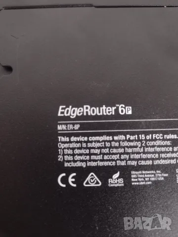 Ubiquiti EdgeRouter 6P ER-6P, снимка 8 - Рутери - 50172846
