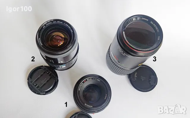 MINOLTA  AF 50mm / 1.7 за MINOLTA / SONY - A mount, снимка 1