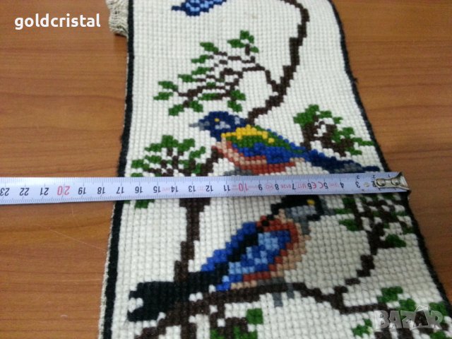 Гоблен ръчна изработка , снимка 7 - Антикварни и старинни предмети - 37685305