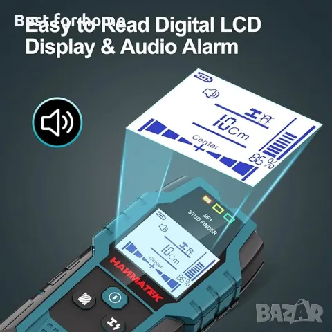  Детектор,  скенер - търсач на шпилки, проводници ,метали  HANMATEK, снимка 7 - Други инструменти - 49752805