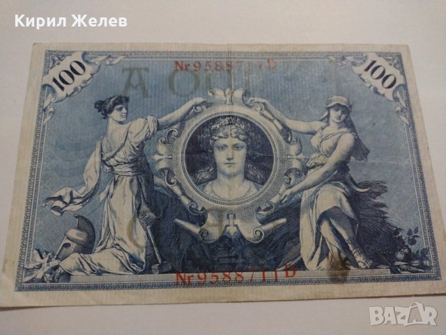 Райх банкнота - Германия - 100 марки / 1908 година- 17965, снимка 8 - Нумизматика и бонистика - 31024723