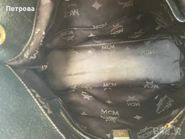 Кожена чанта MCM Оригинал, снимка 11 - Чанти - 56140666