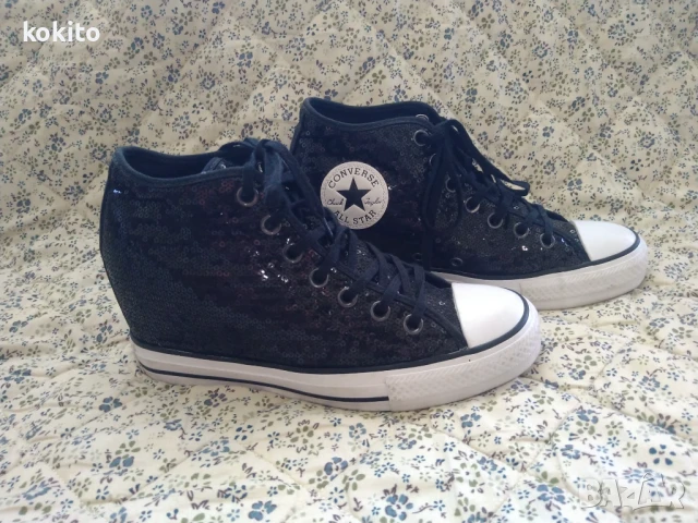 Converse - оригинални кецове номер 40 със скрита платформа , снимка 3 - Кецове - 51083004