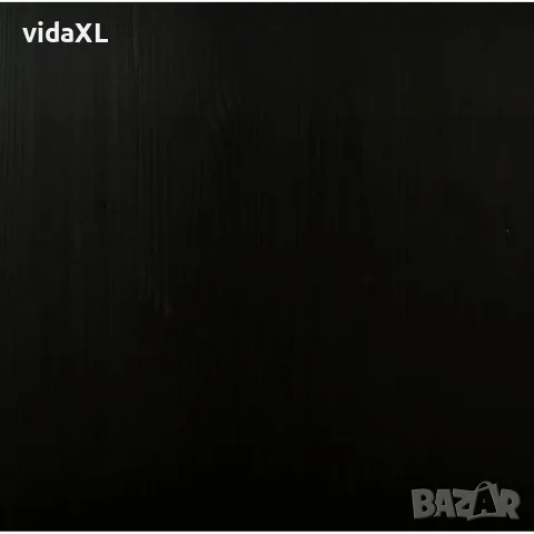 vidaXL Подвижен шкаф с чекмеджета "MOSS" Черно масивно дърво бор, снимка 9 - Шкафове - 56147538