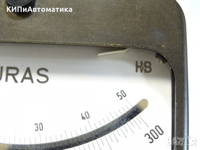 Индикатор стрелкови H& B Sauter 0-300 qA, снимка 4 - Резервни части за машини - 34903150
