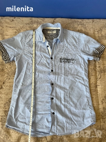 Страхотни мъжки ризи С/М размер като нови, снимка 7 - Ризи - 51652041