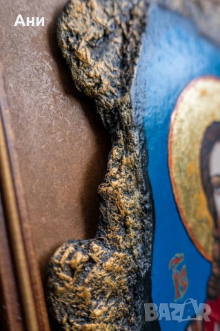Икона Уникат Иисус Христос Св. Георги Йоан Николай Кашев, снимка 2 - Икони - 51027221