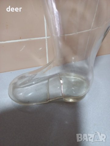Голям стъклен ботуш, снимка 3 - Вази - 42827353