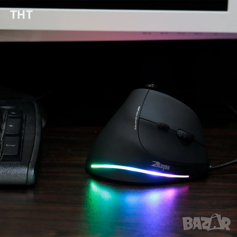 Геймърска ARGB мишка Zelotes C-18, снимка 5 - Клавиатури и мишки - 52475131