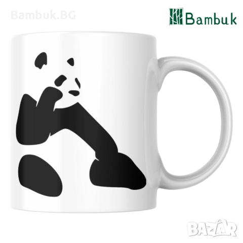 Чаша „Аз обичам панди“, снимка 3 - Чаши - 52576707