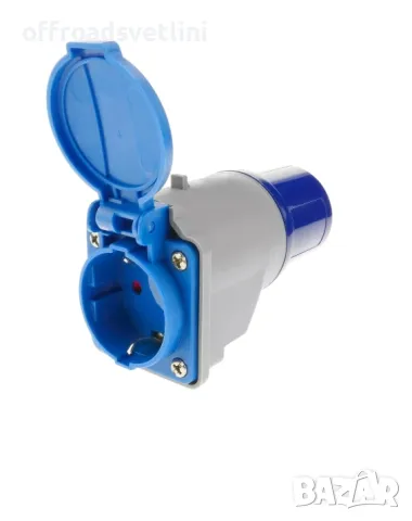 Преходник адаптер от Шуко към Еврокуплунг за кемпери каравани ремарке, снимка 3 - Аксесоари и консумативи - 49456306