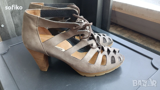 Paul Green сандали на ток 38, снимка 2 - Дамски обувки на ток - 54239048