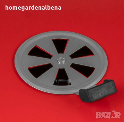 Барбекю Muhler с капак 40x40 см – въглища, преносимо, компактно градинско BBQ, снимка 6 - Скари - 54221030