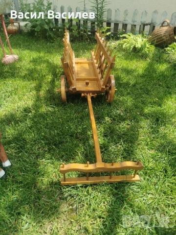 декоративна волска каручка , снимка 5 - Декорация за дома - 50503720