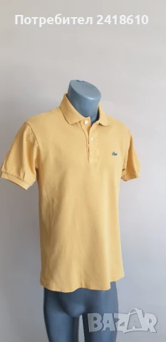 Lacoste Pique Cotton Mens Size 3 - S - ОРИГИНАЛНА Тениска!, снимка 2 - Тениски - 50697627