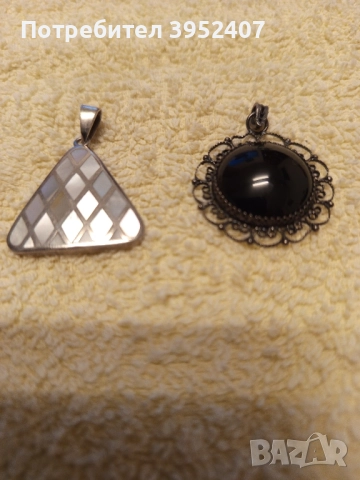 Сребърни висулки, снимка 5 - Колиета, медальони, синджири - 52296779