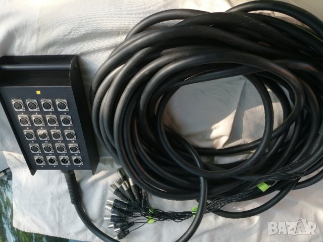 2 бр. мултикор-кабели/стейдж-бокс16+4/х30м. в Ресийвъри, усилватели,  смесителни пултове в гр. Антоново - ID29078830 — Bazar.bg
