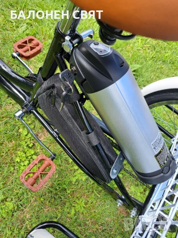 Многофункционален Нов модел e-Trike Hybrid Велосипед с три гуми Електрически Хибрид Триколка, снимка 8 - Велосипеди - 50506973