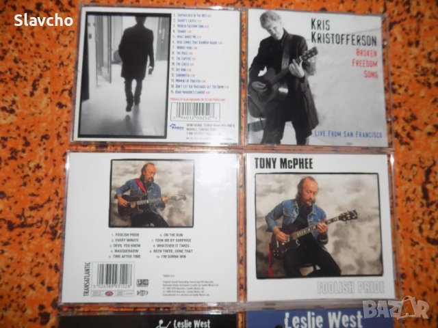 Компакт дискове на- Kris Kristofferson/Tony McPhee/John Fogerty, снимка 5 - CD дискове - 38590892