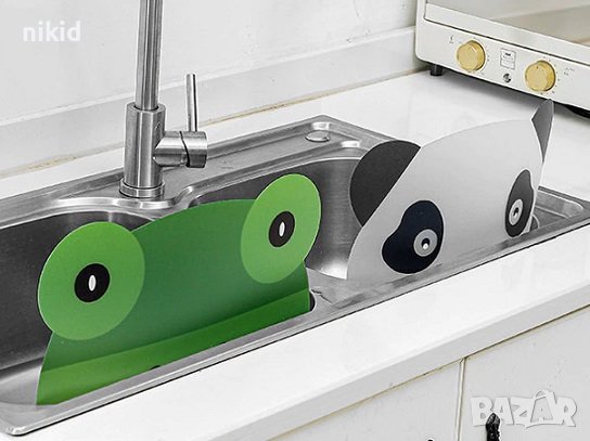 Панда жабка пингвин пластмасов предпазител протектор кухненски пръскане вода и мазнина мивка
