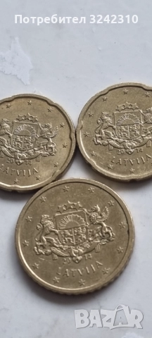 монета Латвийски евроцент 2014, снимка 2 - Нумизматика и бонистика - 52395077