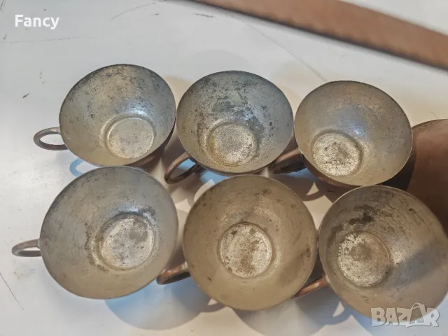 Меден сервиз за кафе, снимка 5 - Антикварни и старинни предмети - 48200741