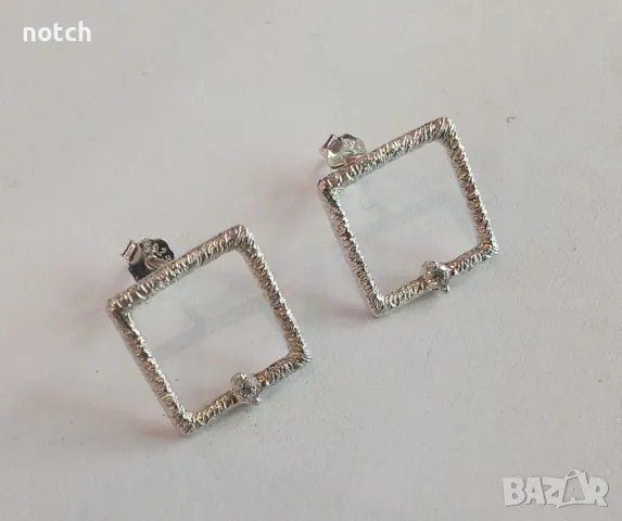 Сребърни обеци