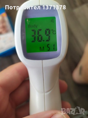 Безконтактен термометър, снимка 2 - Други - 30878422