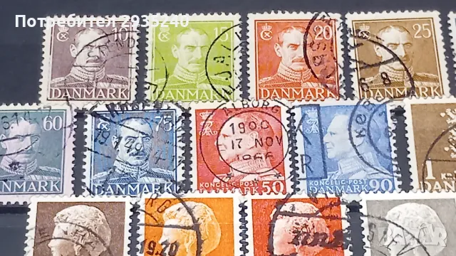 Пощенски марки - Danmark, снимка 4 - Филателия - 48542778