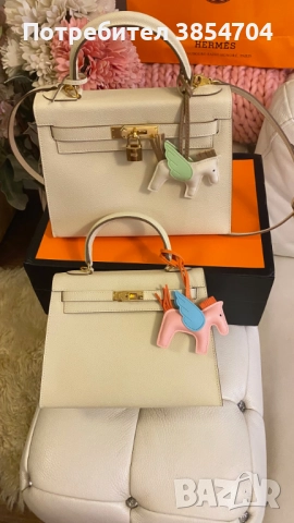чанта Ермес МИНИ КЕЛИ 19, 25, 28см*Кели*H E R M E S K E L L Y, снимка 10 - Чанти - 51919800