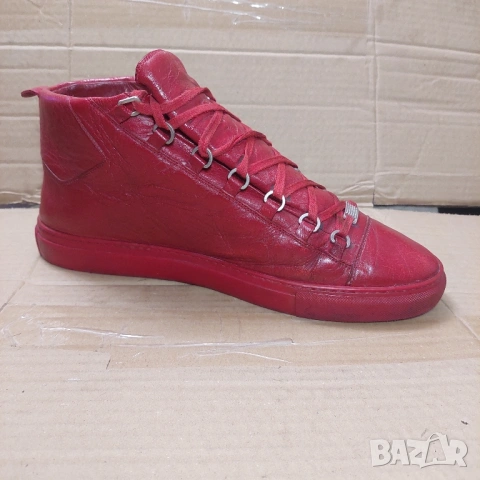 оригинални Balenciaga Arena High-Top Burgandy Red номер 46 ,5 сникърси / маратонки / кецове , снимка 7 - Маратонки - 52435596
