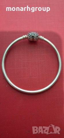 Сребърна гривна, снимка 3 - Гривни - 52713571