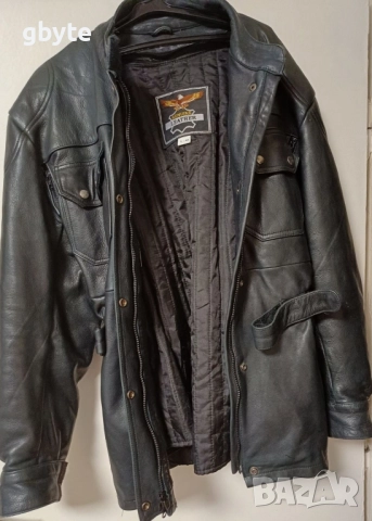 Дамско кожено мото яке, снимка 3 - Якета - 52178995