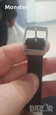  Мъжки часовник -SWATCH Irony Automatic Sceleton 21 jewels Swiss, снимка 5 - Мъжки - 52876088