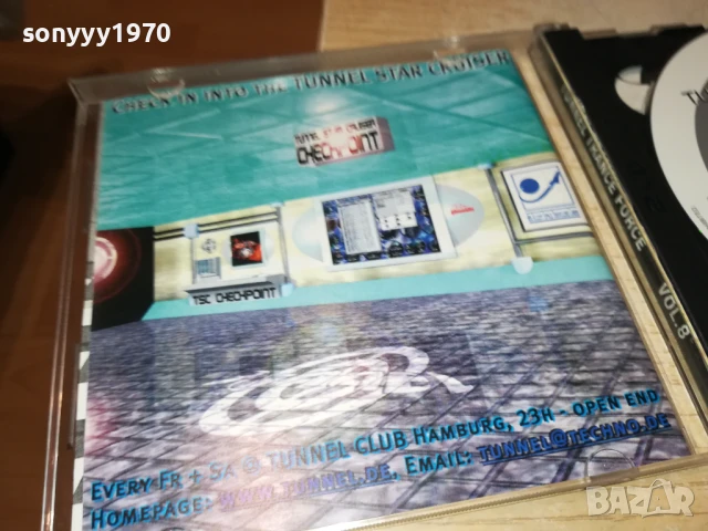 TUNNEL TRANCE FORCE X2CD 1008251228, снимка 3 - CD дискове - 51315671