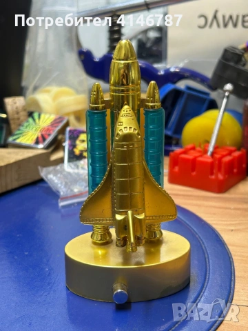 Винтидж запалка за бюро "ракета", снимка 5 - Запалки - 53242444