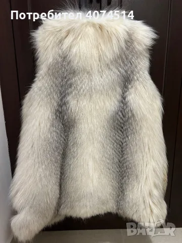 Дамски елек, ествен косъм, снимка 3 - Елеци - 49037857