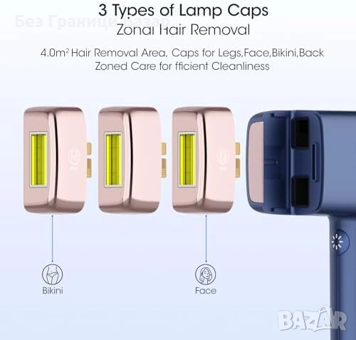 Нова Лазерна IPL машина за премахване на косми 0.5s Flash, лице, бикини, тяло, снимка 3 - Други - 52249912
