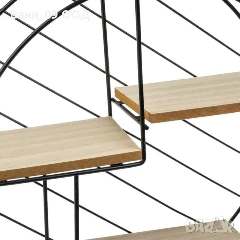 Кръгла стенна етажерка, снимка 2 - Етажерки - 47759630