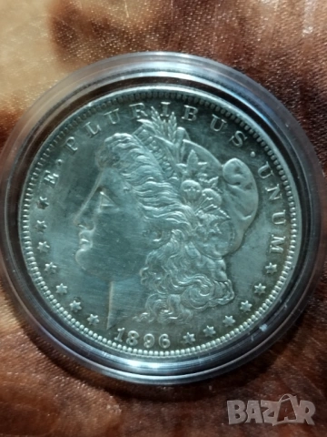 Морган долар 1896г., снимка 2 - Нумизматика и бонистика - 53117656