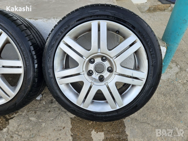 17 5x112 с летни гуми 225 45 17 VW Audi Vredestein, снимка 5 - Гуми и джанти - 53910780