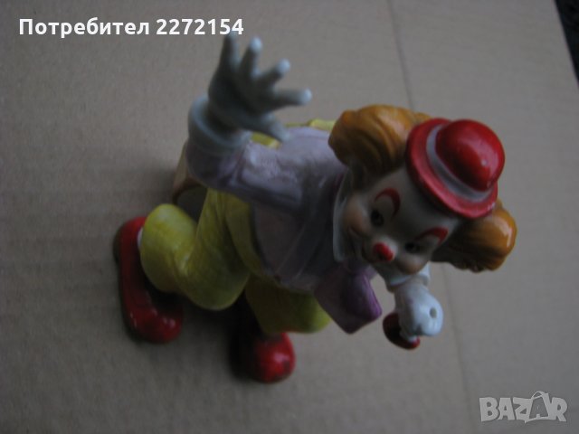 Порцеланова статуетка фигурка клоун-2, снимка 4 - Антикварни и старинни предмети - 31734818