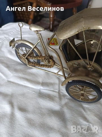 Виетнамска рикша - метална, снимка 2 - Колекции - 54060041